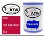 Preview: Kia, Iris Metallic, E4: 500ml Lackdose, von ATW Autoteile West.